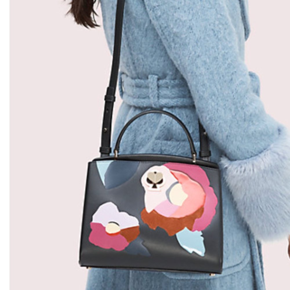 Kate Spade "Romy Intarsia" Smal Satchel - Picture 5 of 6